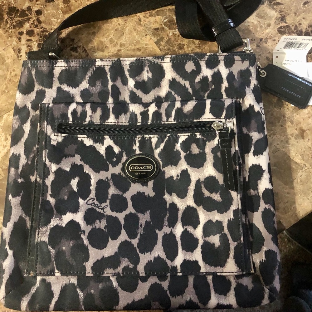 Coach Ocelot Multi Leopard Crossbody Bag, F77429